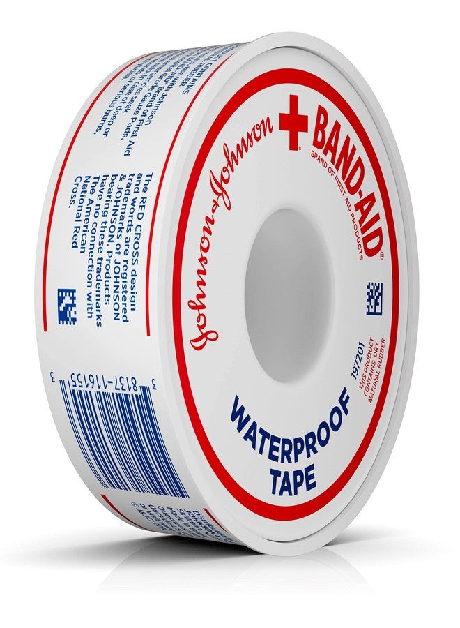 Johnson & Johnson Band-Aid Brand of First Aid Products Waterproof Tape, 1 Inch by 10 Yards (Pack of 3) - Image 3